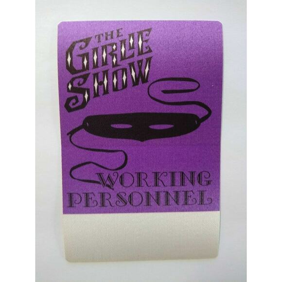 Madonna The Girlie Show Backstage Pass Original 1993 Music Concert Tour Purple - Picture 2 of 2